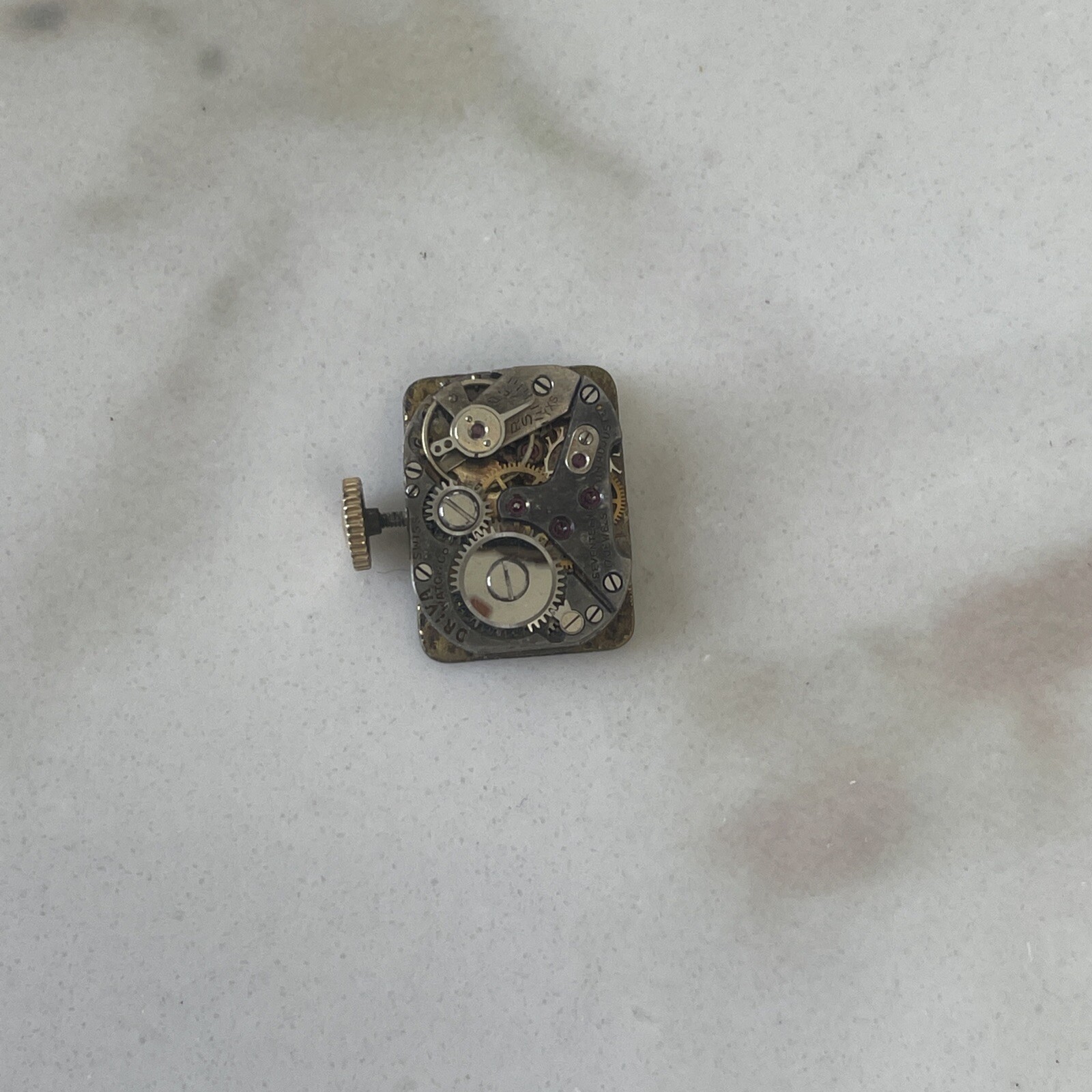 National wind up Swiss watch movement & dial 17 jewel Driva Watch Co. auctions