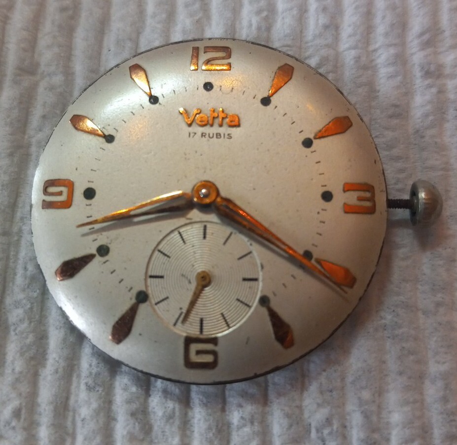 VINTAGE MEN’S VETTA 210 WRIST WATCH MOVEMENT, As Is