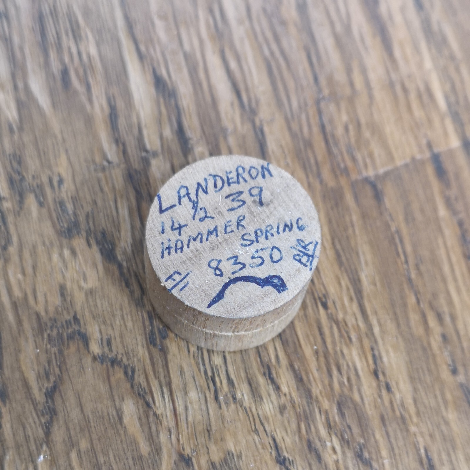 Landeron 39 Chronograph Part 8350 Hammer Spring NOS (BN183)