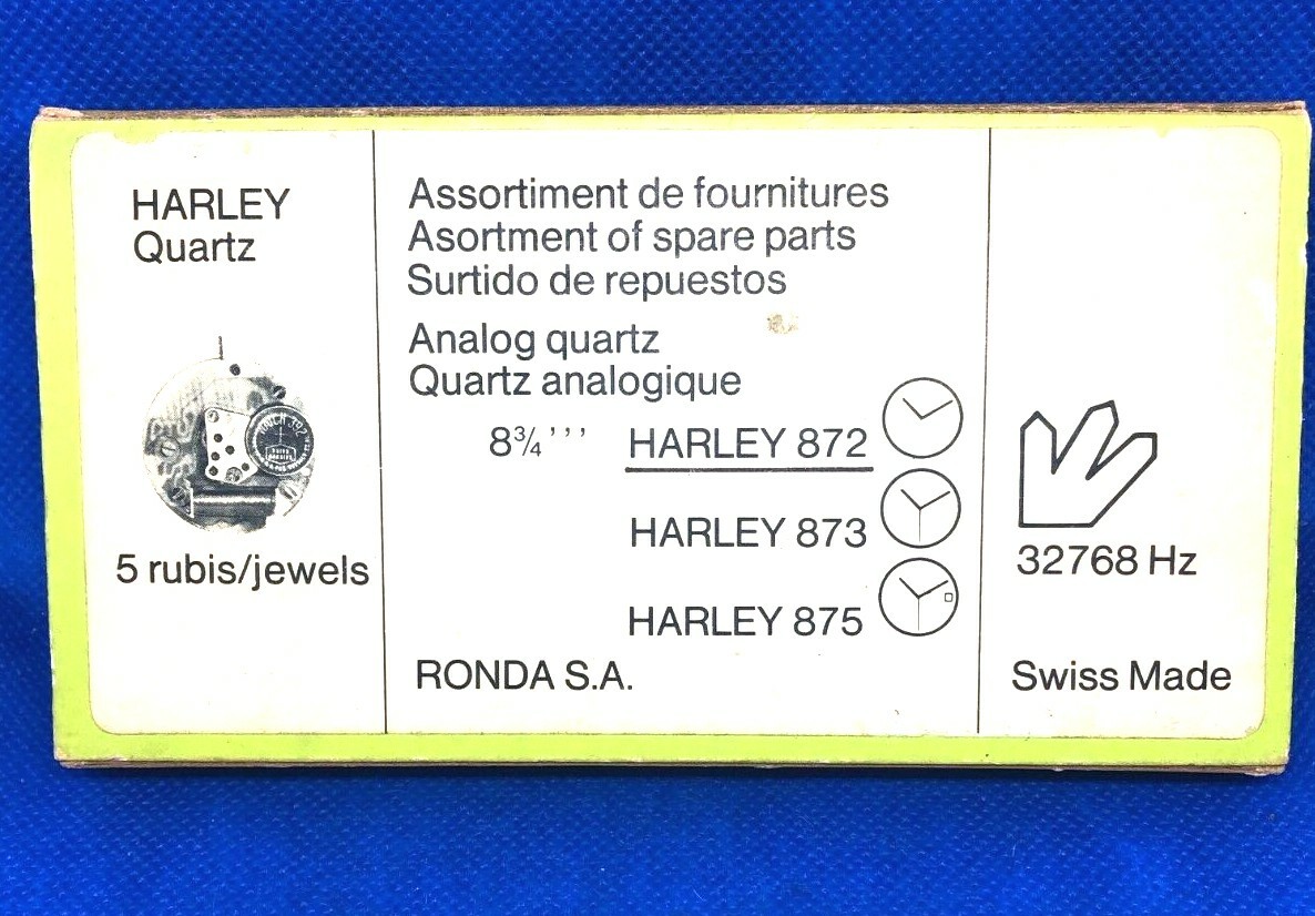 Assortiment Fournitures QUARTZ Harley Ronda 872 873 875 Watch part Rivet Stator?