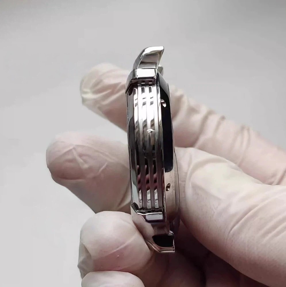 40mm Stainless Steel Watch Case With Band for Patrimony 2824