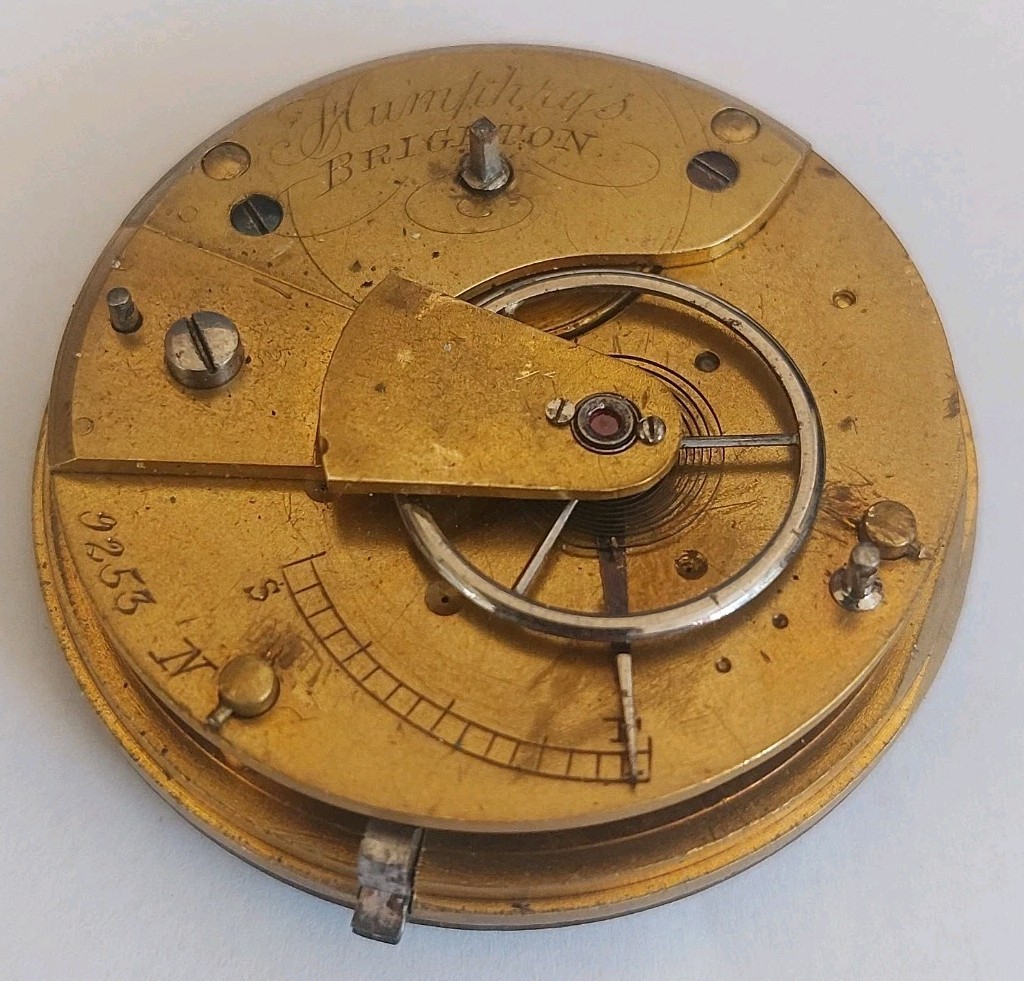 Vintage Mechanical Pocket Watch Movement (Balance Is Okay)