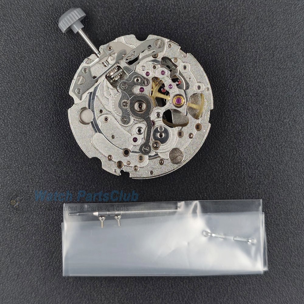 NEW Japan Miyota 82S0 Automatic Movement 21 Jewels Skeleton Silver/Gold Version