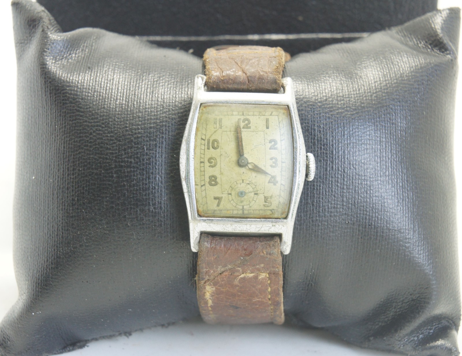 Vintage 1930s Art Deco Rectangular Mechanical Watch – Caliber Forster 2075 Fully