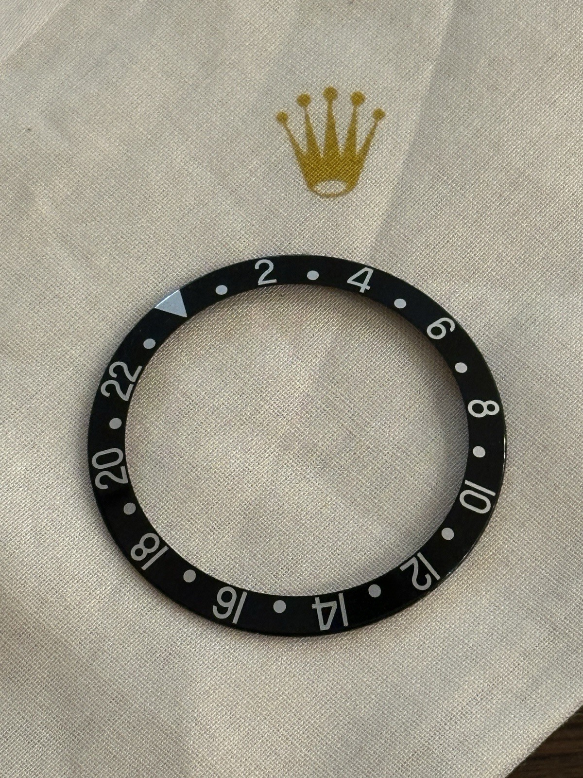 ROLEX – President 18k link -Large box – Bezel insert – Handkerchief – Anchor.