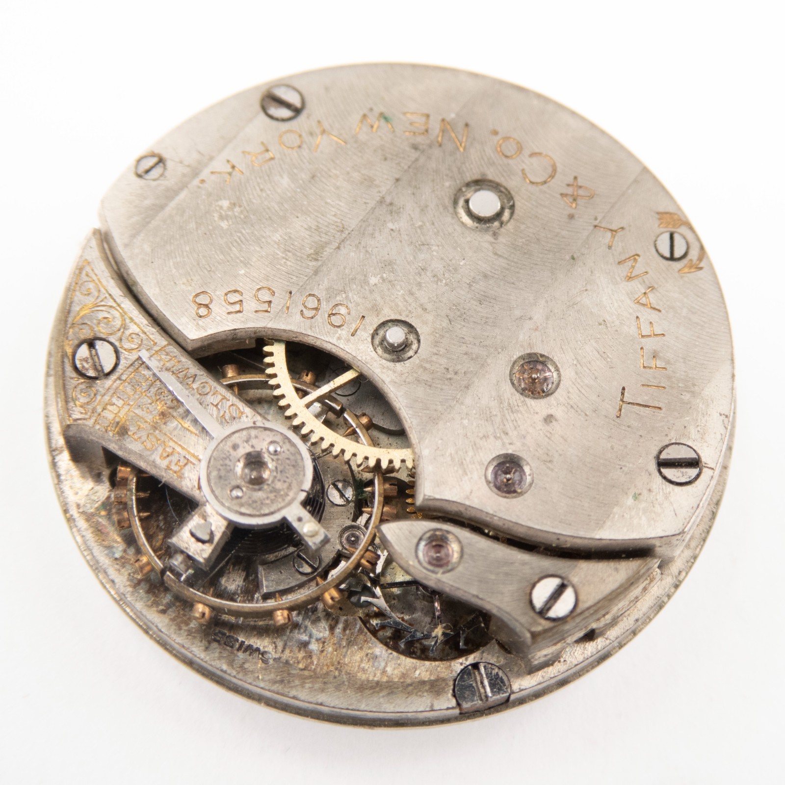 Agassiz or Longines for Tiffany 26 x 6.7 mm Antique Pocket Watch Movement