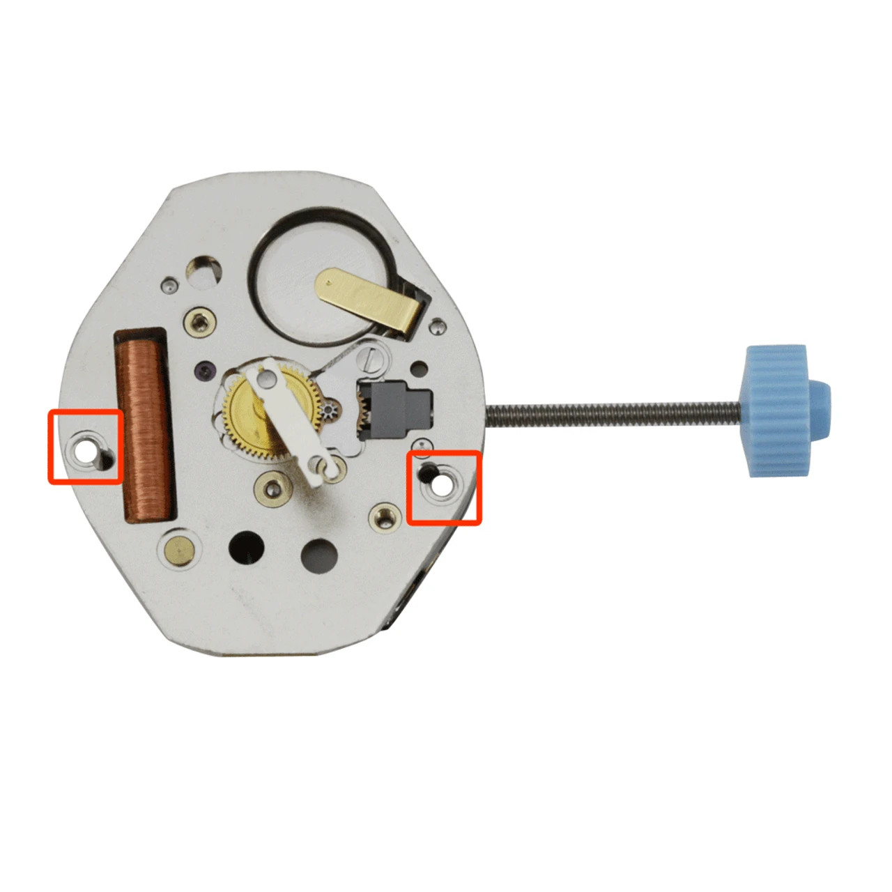 Harley Ronda 762, 2 Hands, Swiss Parts Quartz Watch Movement (Multiple Heights)