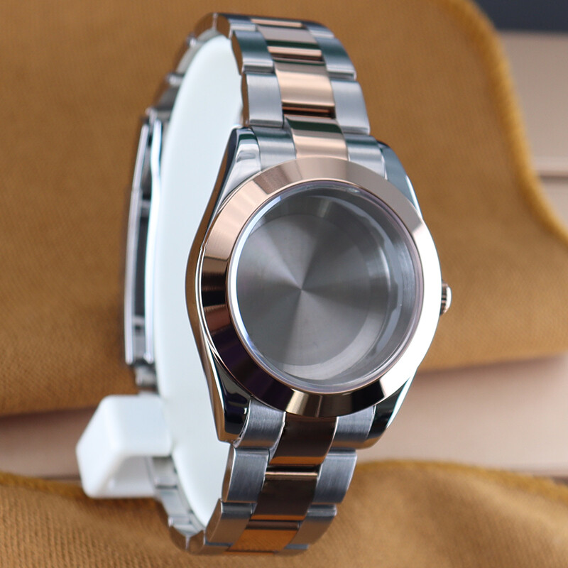 36mm 39mm Watch Case Classic Datejust Mod Inclined Bezel For Seiko NH35 NH34/36