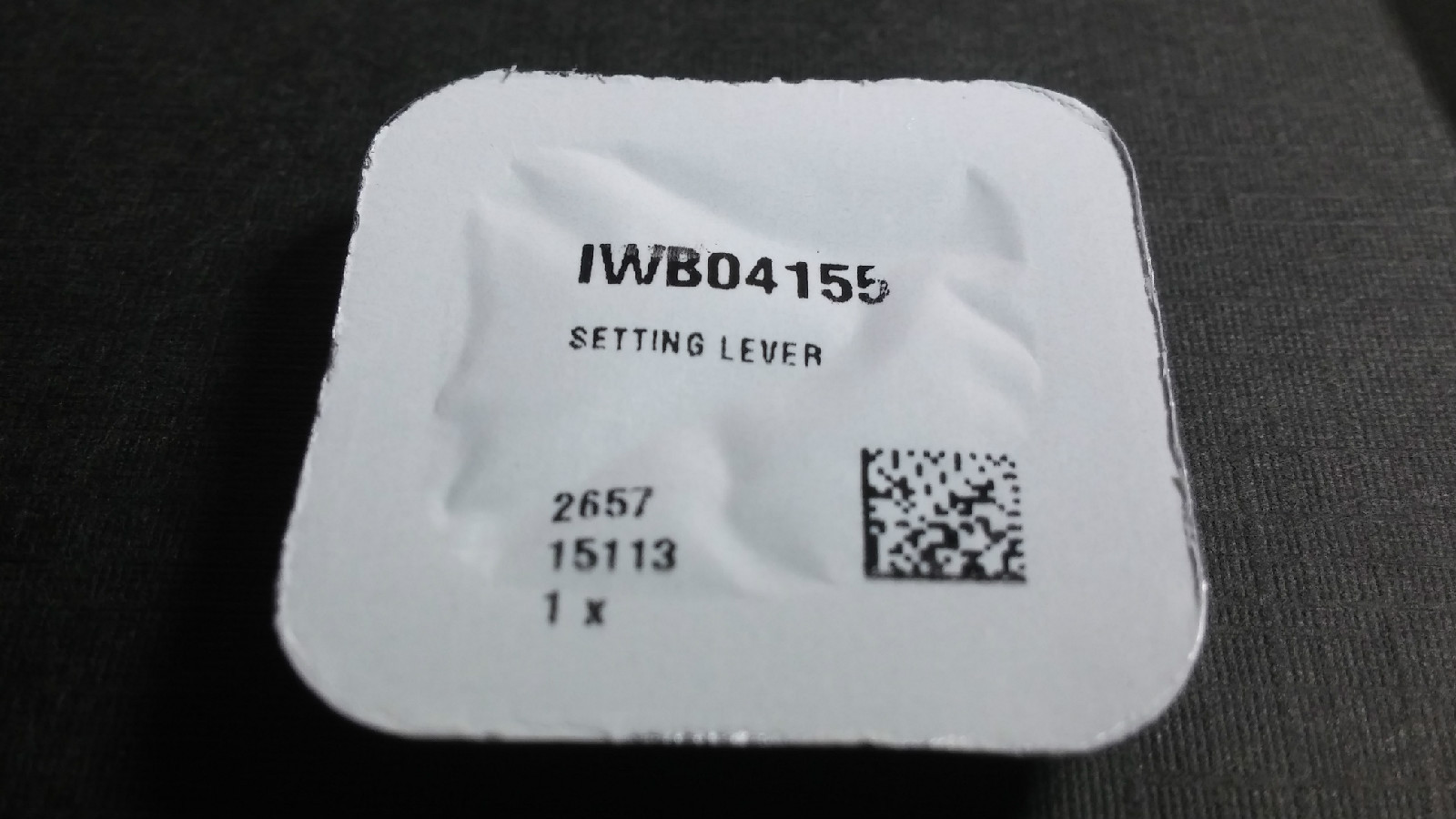 IWC 2657 Setting Lever / Detente, Audemars Piguet 2124 NEW SEALED