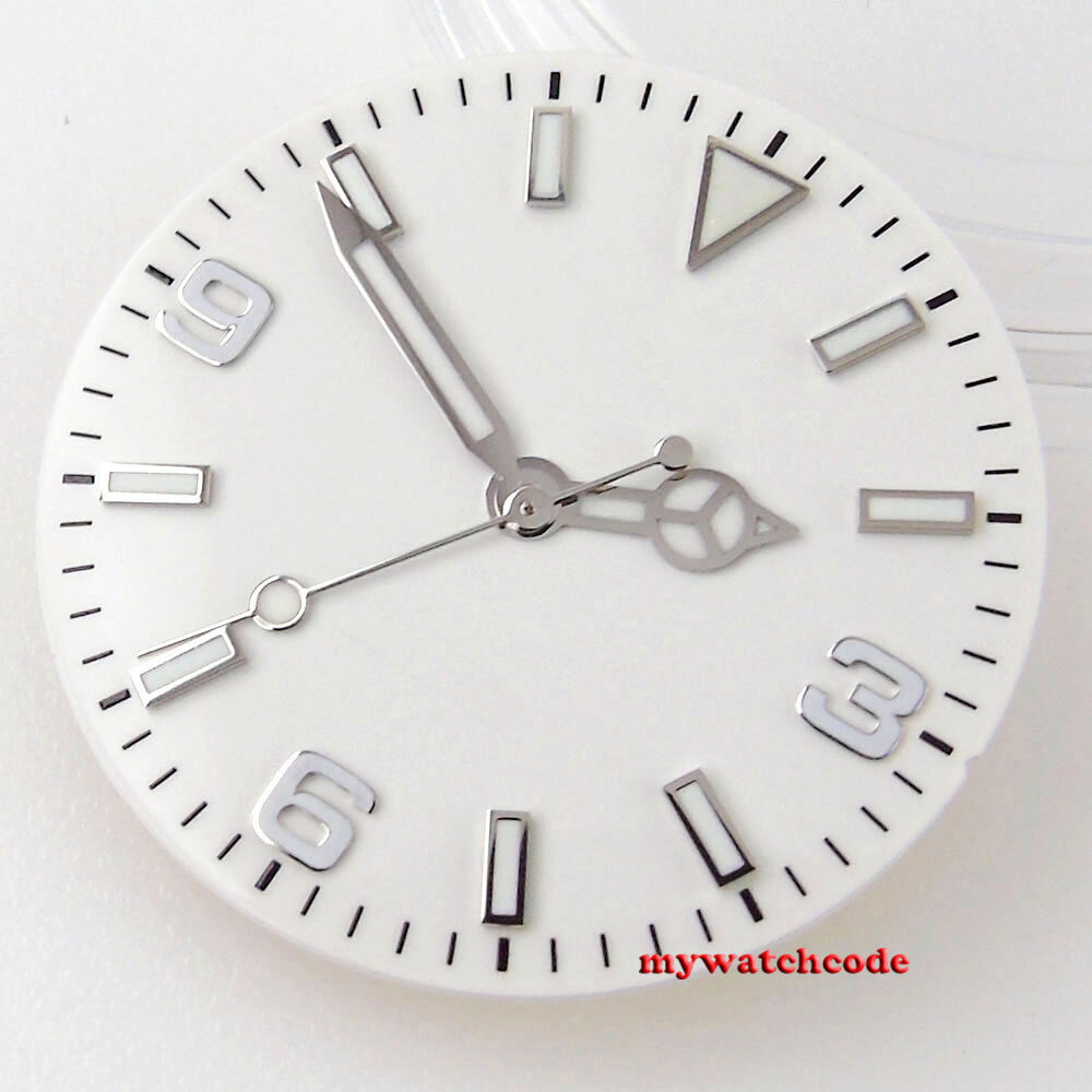 29mm orange blue black white dial fit NH35 NH36 eta 2824 2836 2813 miyota 8215