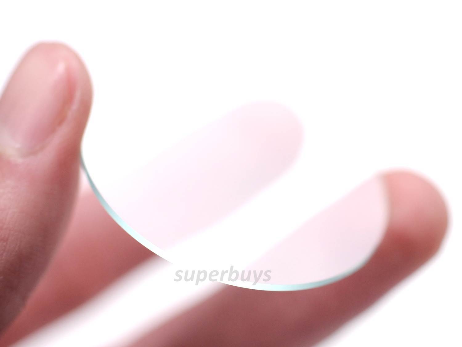 1pc 37mm Flat Watch Face Replacement Round Clear Crystal Mineral Glass 1mm Thick
