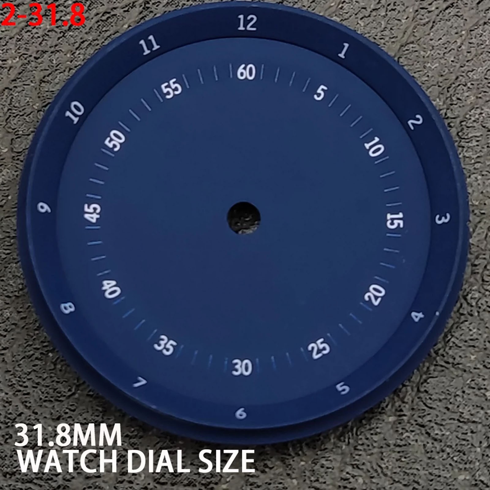 31.8MM Watch Dial No Luminous Water Resistant Literature for NH35 Movement