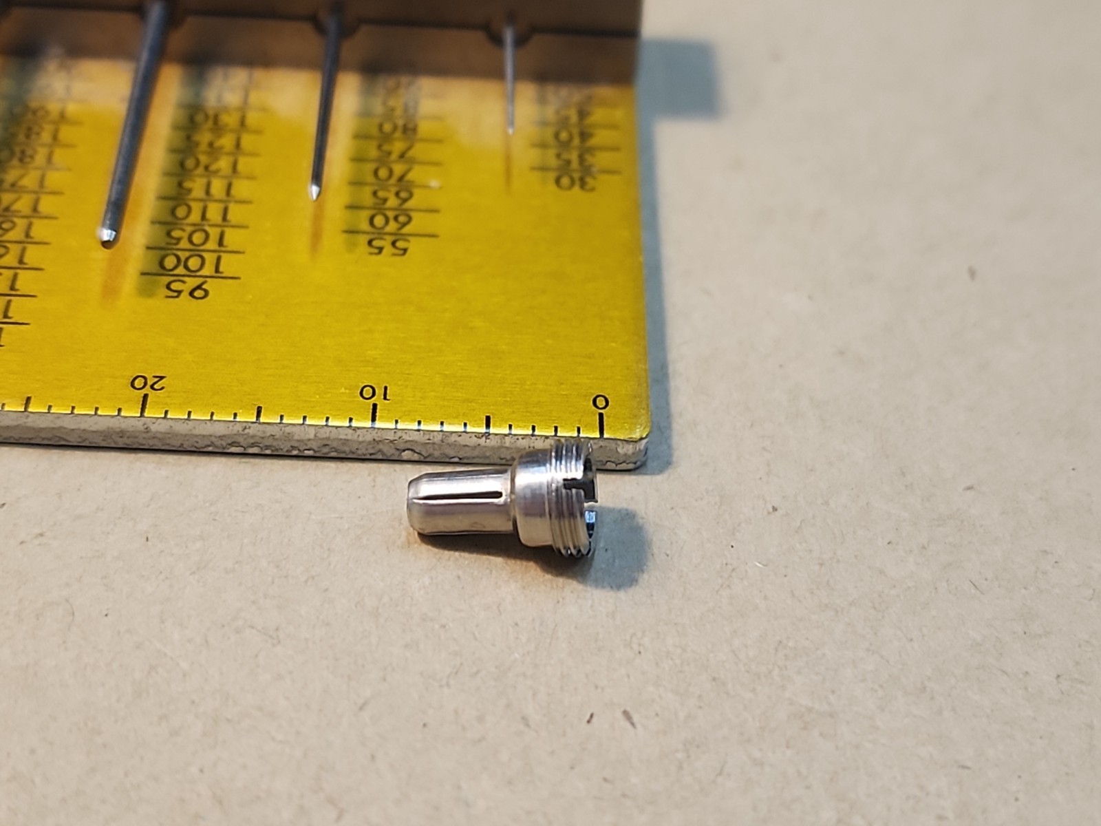 NOS American Pocket Watch 16s Threaded Case Sleeve-5×7.7mm Parts Spares