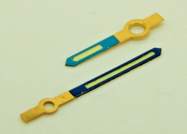 Genuine Caravelle 11OTCB GSQ 25 TRIT Set of Hands Watch Part 63-64 NOS