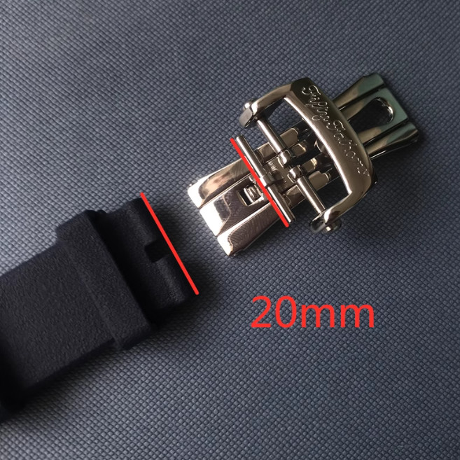 20mm HQ316L S/Steel Silver Deployment Buckle Clasp Fit Blancpain Fifty Fanthoms
