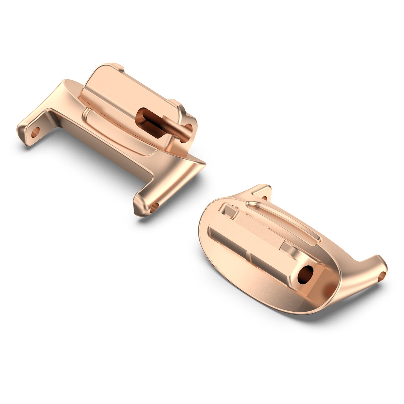 For Fitbit Inspire3 12mm Stainless Steel Connector + Spring Bar Accessories Part