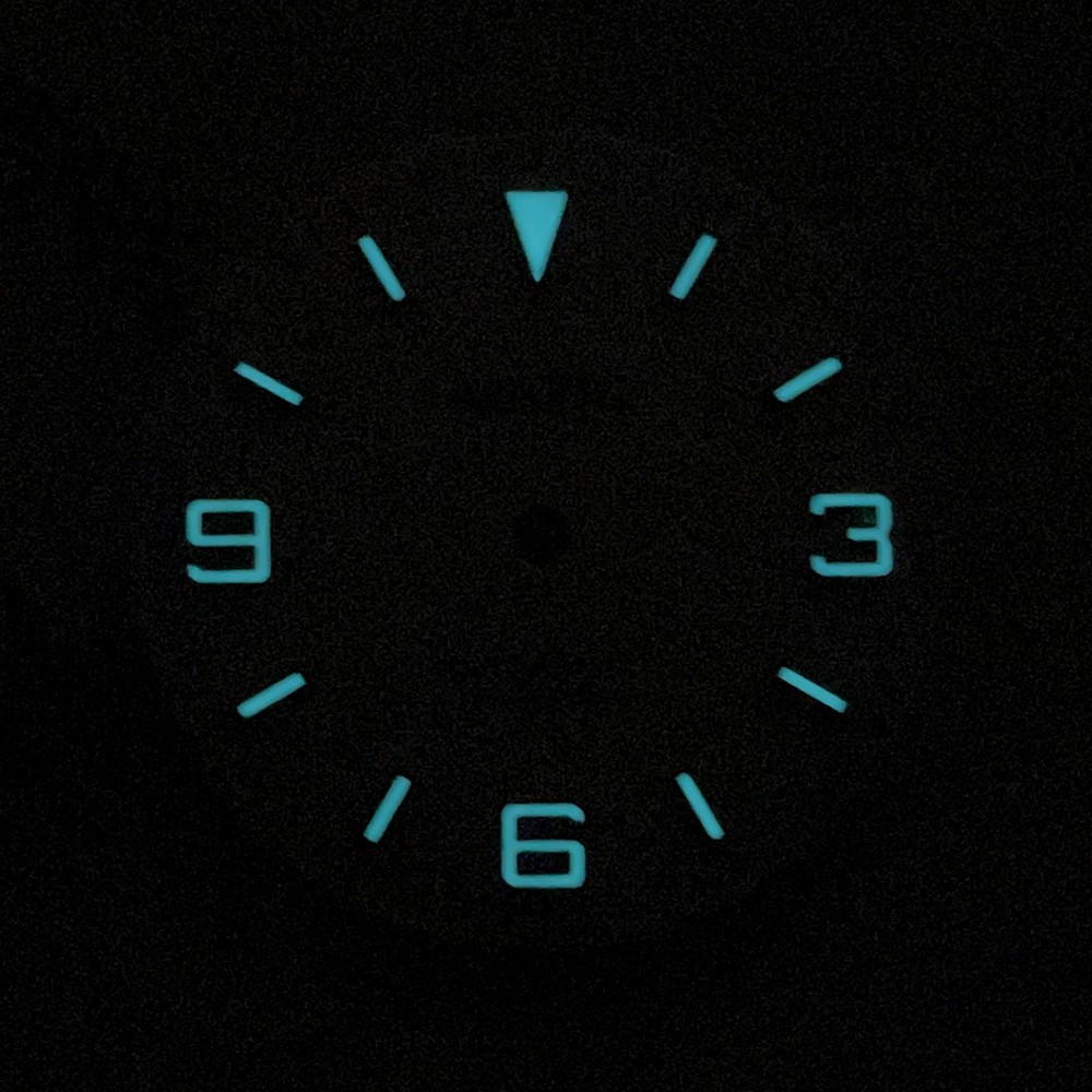 High Quality 28.5mm Black SUB Watch Dial No Date for NH38A NH35A with C3 Lume