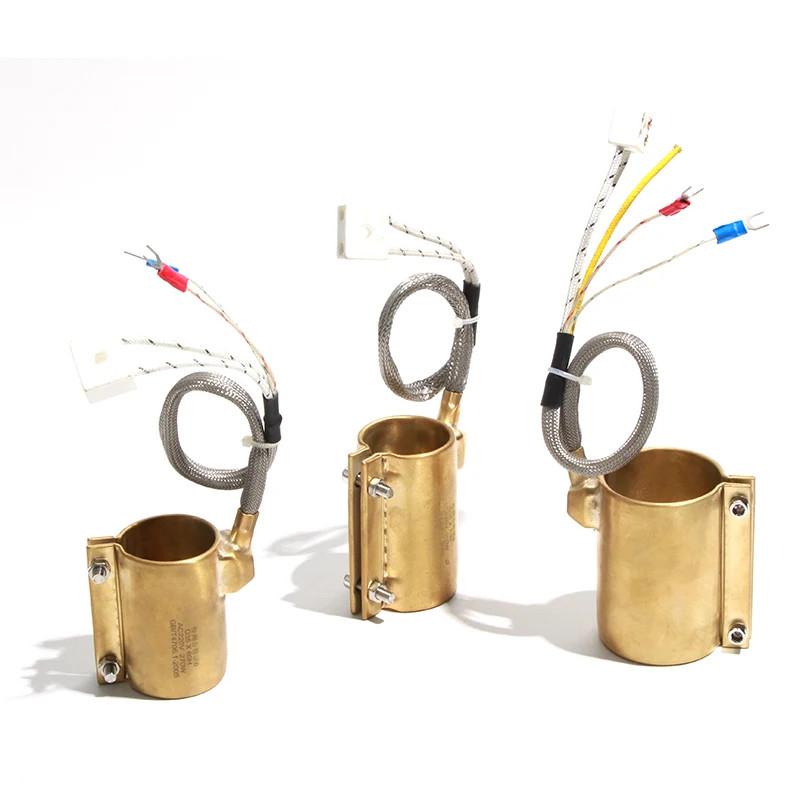 Electric Nozzle Heating Rings Brass Band Heater For Injection Molding Machine