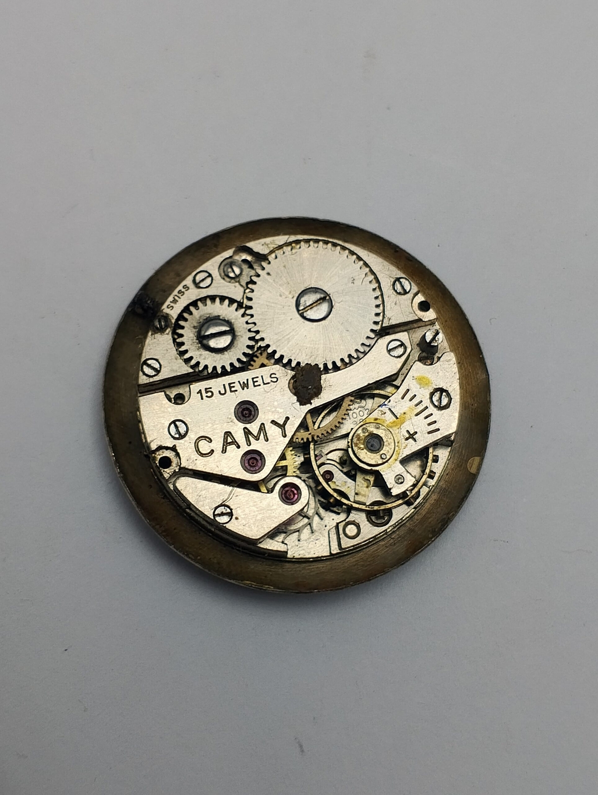 Camy Cal.1002/984 Manual Winding Movement Vintage Swiss Watch Parts For Repair