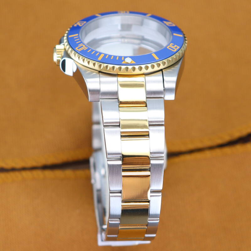 40mm diver Watch Cases 904 Strap Sapphire For Seiko Nh35 Nh36 nh38 Eta2824 8215