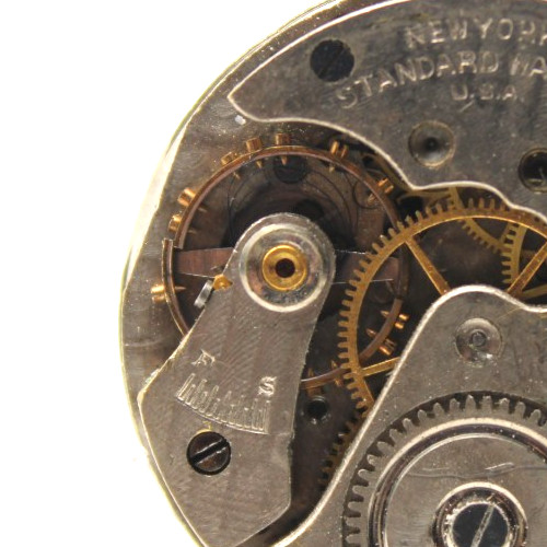 1911 NEW YORK STANDARD POCKET WATCH MOVEMENT PI052903 GRADE 730 3/0s 7j (F4F)