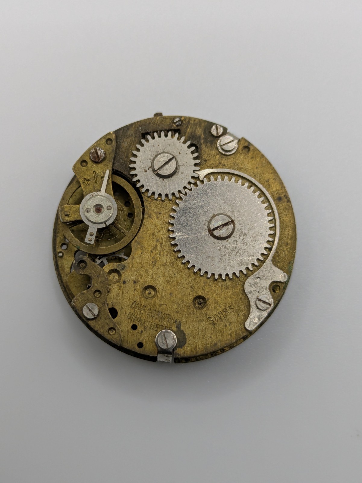 Brac 37 Manual Wind Pocket Watch Movement Swiss No Dial 31mm Parts Repair