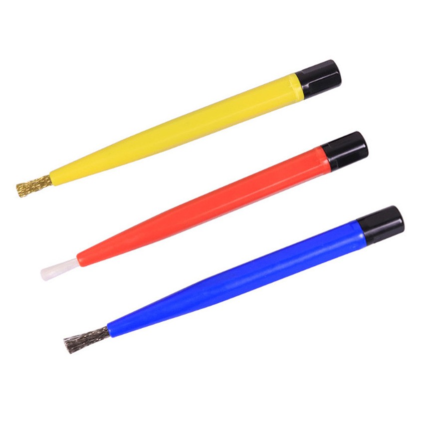 Watch Repair Tool Watch Rust Removal Brush Pen Glass Fiber / Brass /Steel Pen