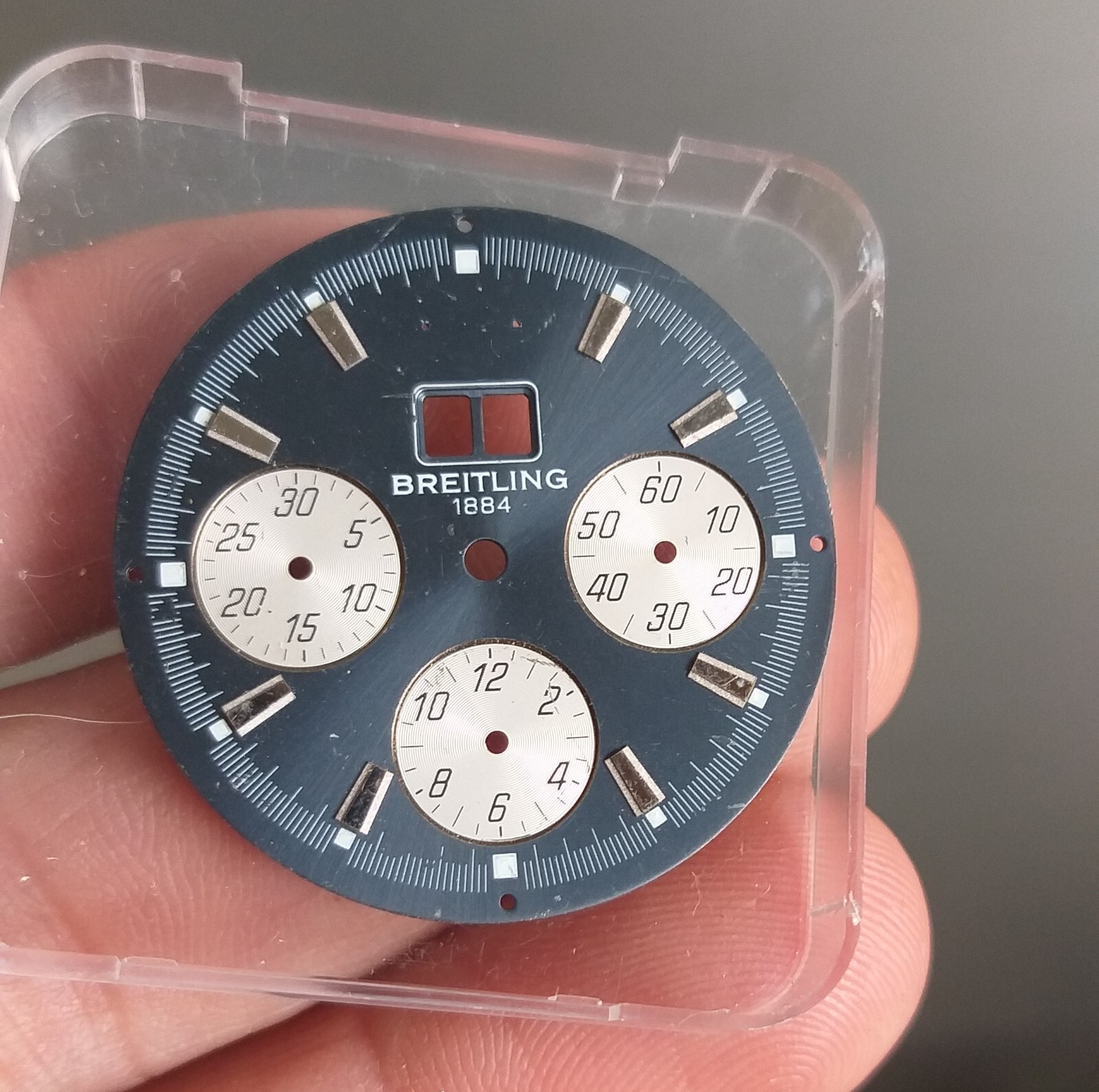 Breitling Crosswind Ref A44355 Special Blue Chronograph Dial Original Part
