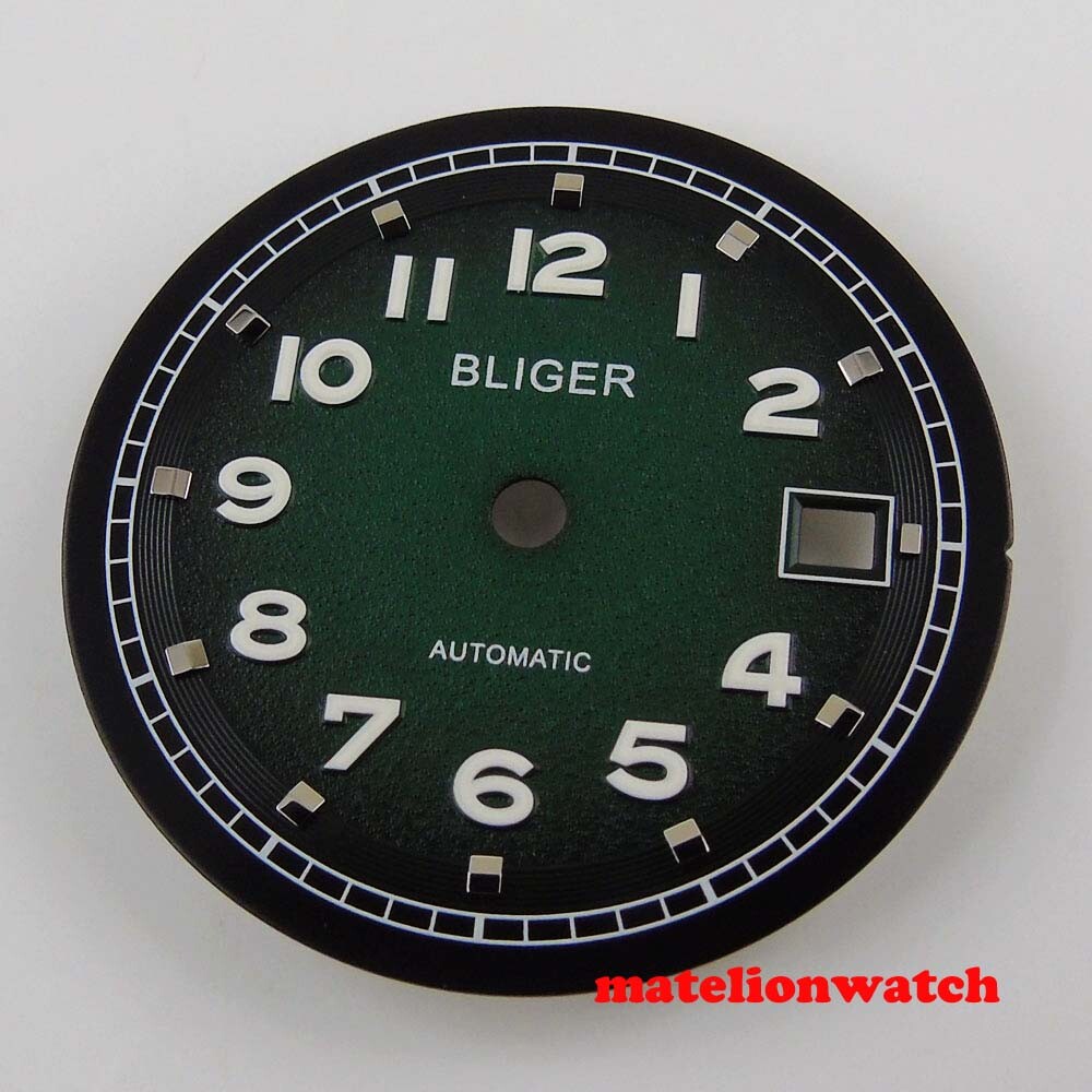 31.5mm Watch Dial Faces Date Window Fit For ETA 2824 Miyota 8215 821A DG2813