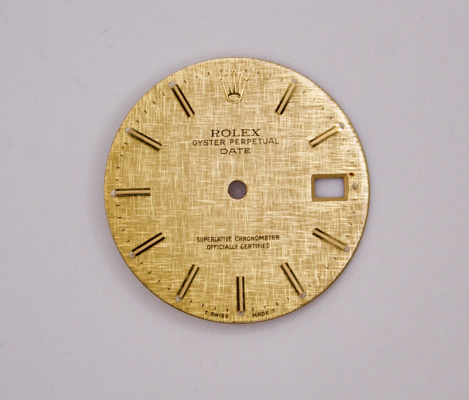 Rolex Dial 36mm Datejust Champagne TT YG Linen w Date 16233/16263/16203/16013