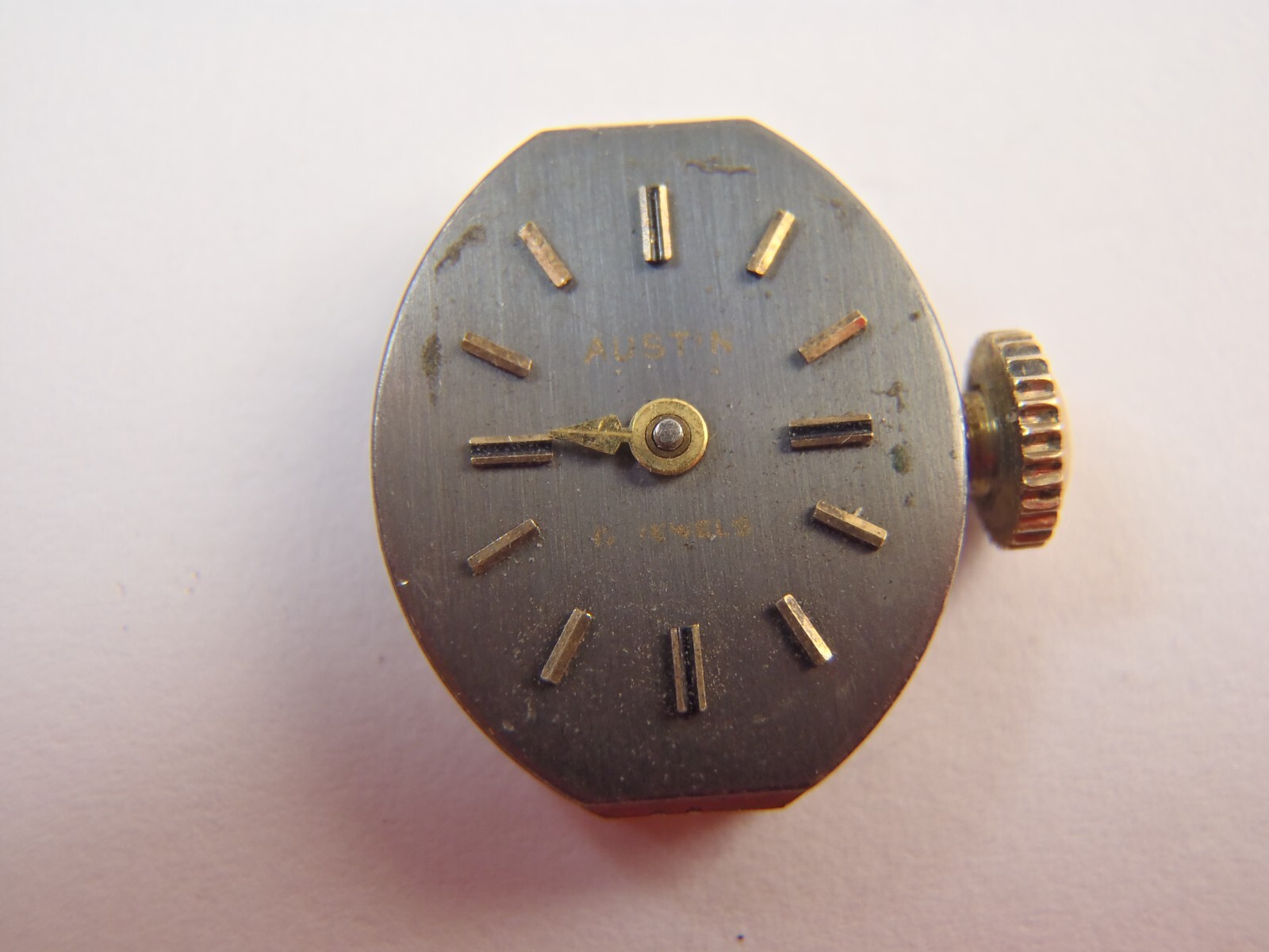 Austin Cal. 1677 Swiss Made 17 Jewels Wristwatch Movement Running