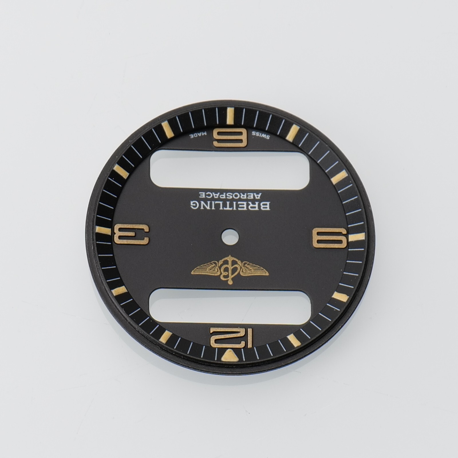 BREITLING AEROSPACE BLACK DIAL WATCH PART GENUINE PRE-OWNED GENUINE 32.6MM #2