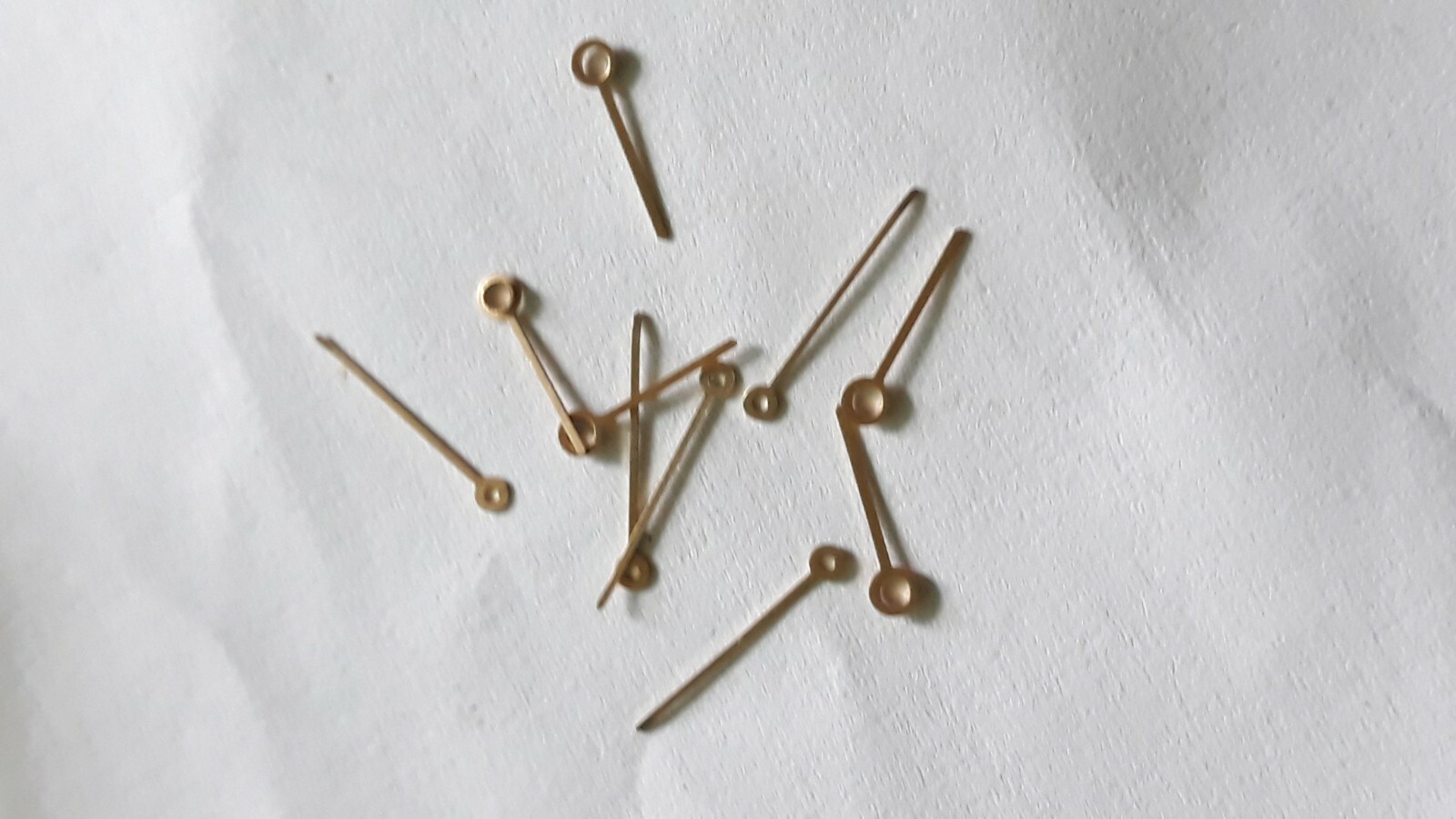 VINTAGE Lot NOS Original Vostok 2603 gold plated hands USSR 5+5=10pcs. watch