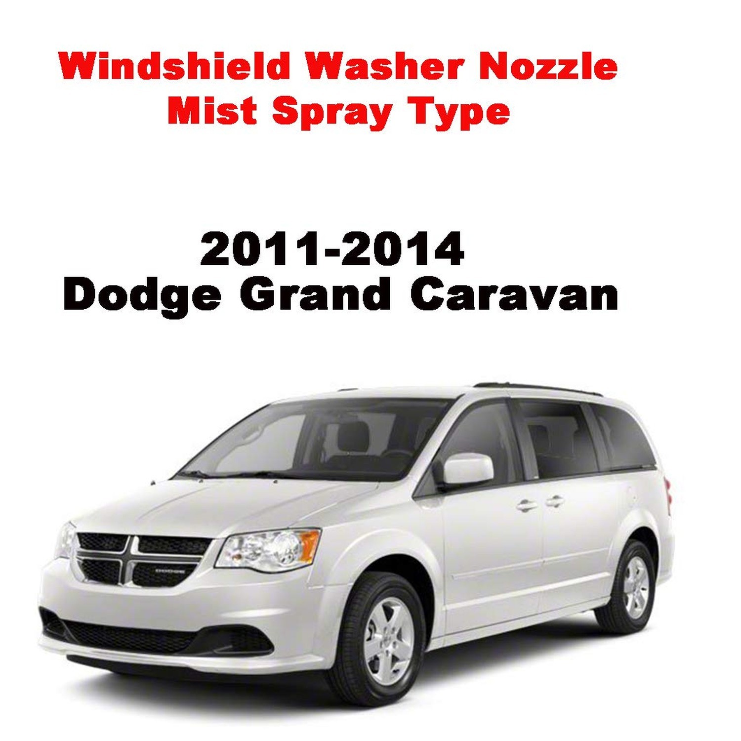ZHParty 2 Pcs Front Windshield Washer Nozzle Wiper Spray Jet – Fits Jeep Gran…