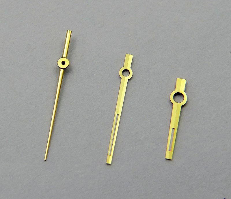 Genuine Rolex Oysterquartz Datejust 17013 Set of 3 Gold Watch Hands Caliber 5035