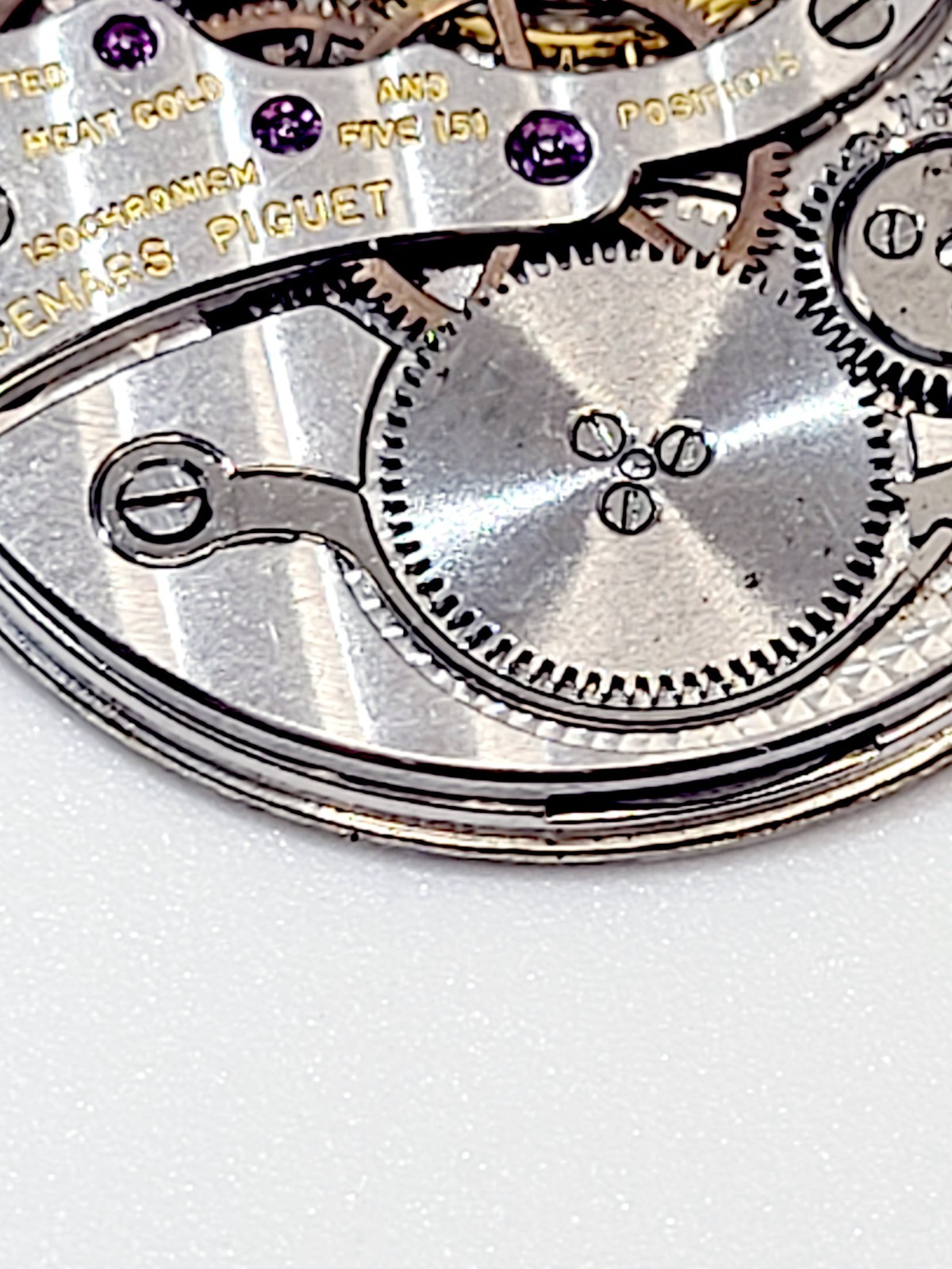 Genuine Audemars Piguet Cal 2001 Movement 18K Gold Witht Crown Hands For Parts