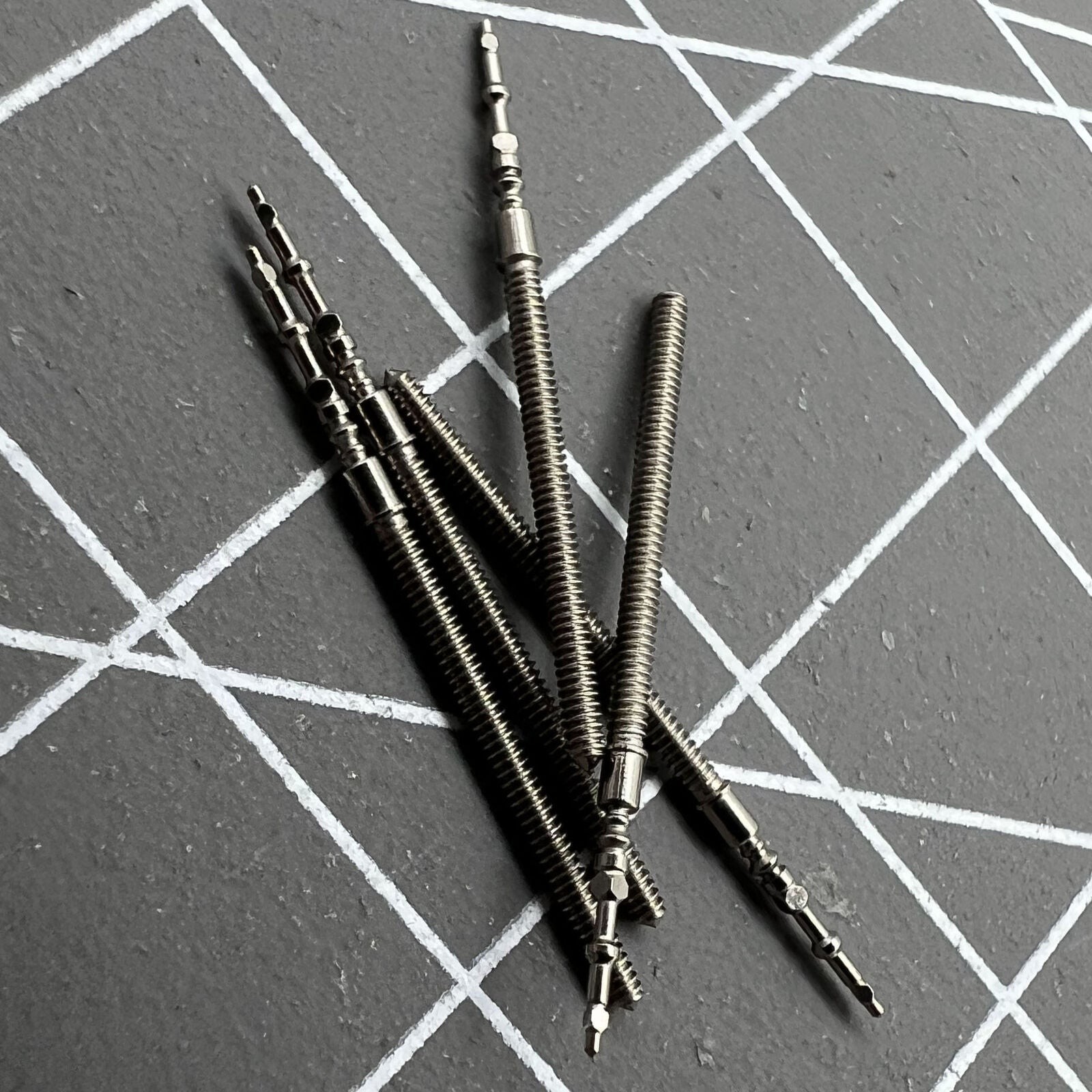 5 Pieces Watch Winding Stems Compatible with Models VJ12 VJ22 VJ32 VJ33 VJ42