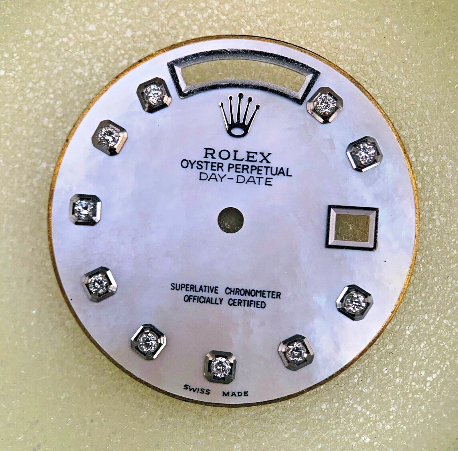 Gent’s Vintage Dial for President Rolex-Mother of Pearl with Dia Markers 36mm