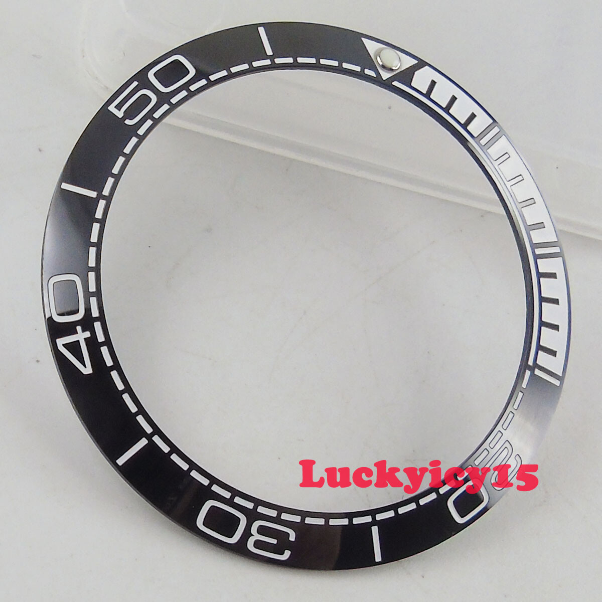 Solid 38mm Ceramic bezel insert fit for 40mm SUB men’s watch luminous dot