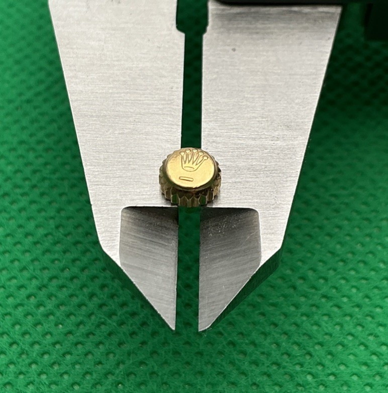 Genuine Rolex B24-530-8 18k Yellow Gold 5.3mm Winding Crown Refurbished (J21)