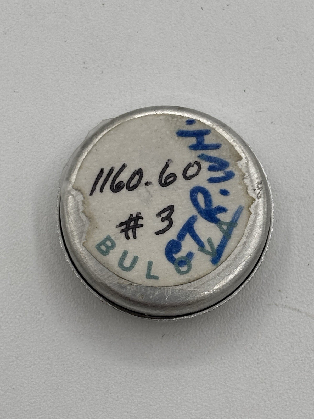 Bulova #3 Cal. 1160.60 Center Wheel NOS
