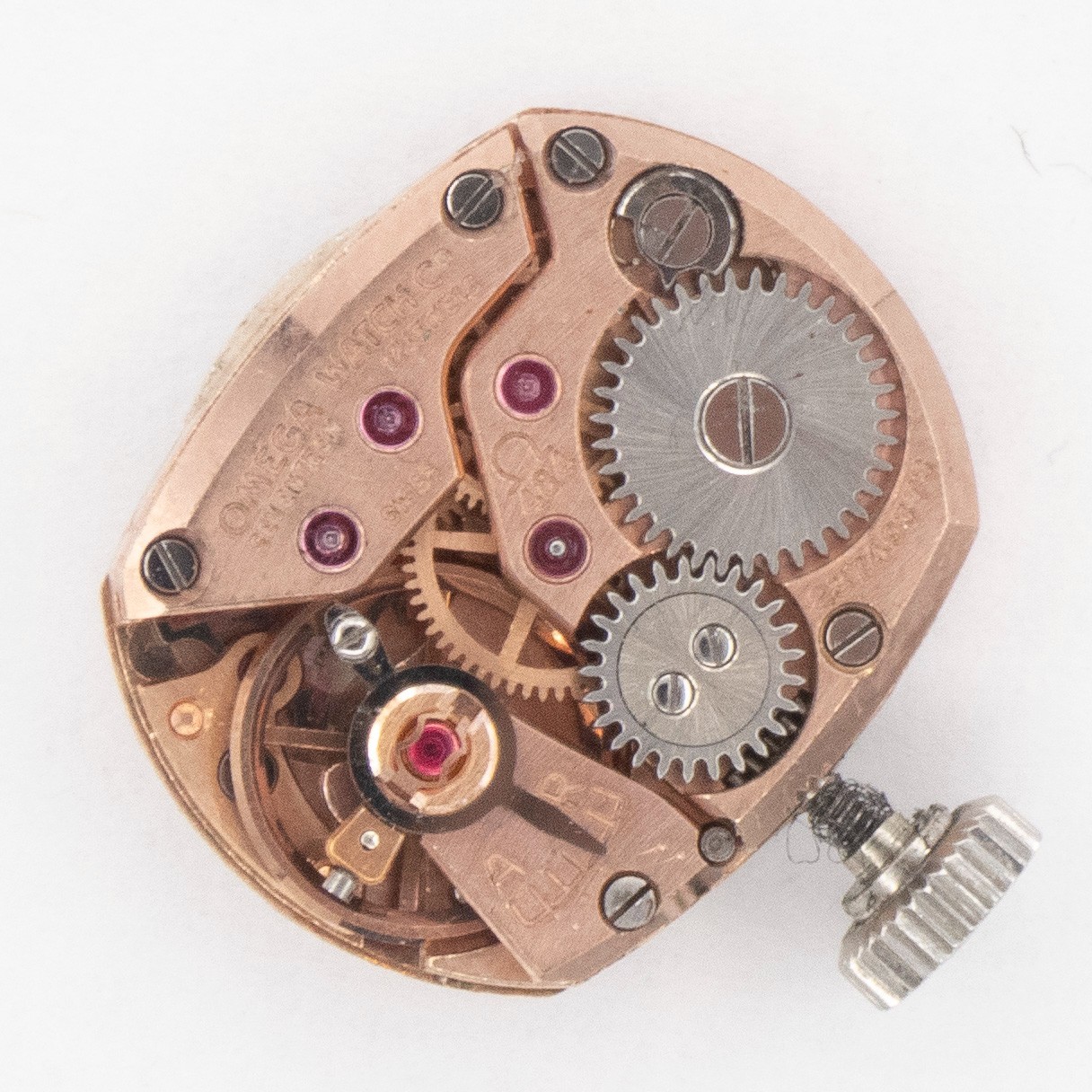 Vintage Omega Caliber 484 17-Jewel Wristwatch Movement, Runs