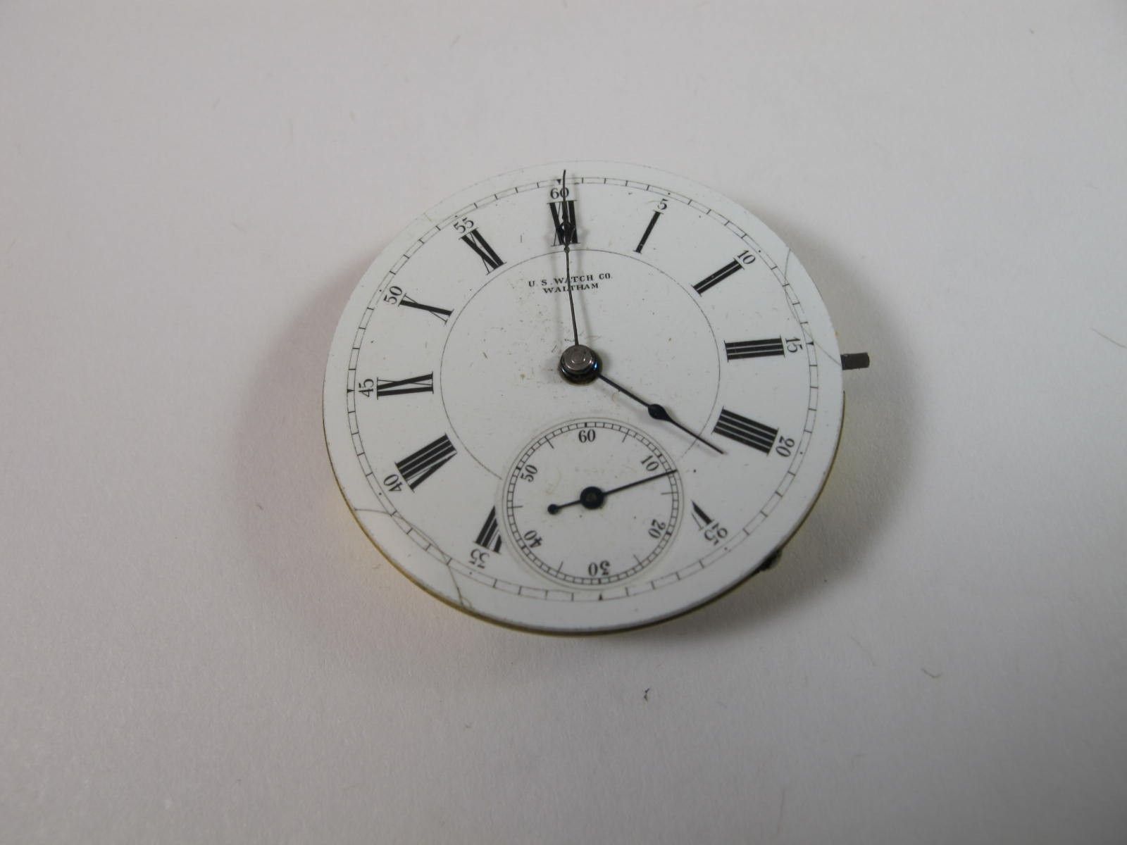 US WATCH CO HUNTER POCKET WATCH MOVEMENT NUMBER 30863 size 6