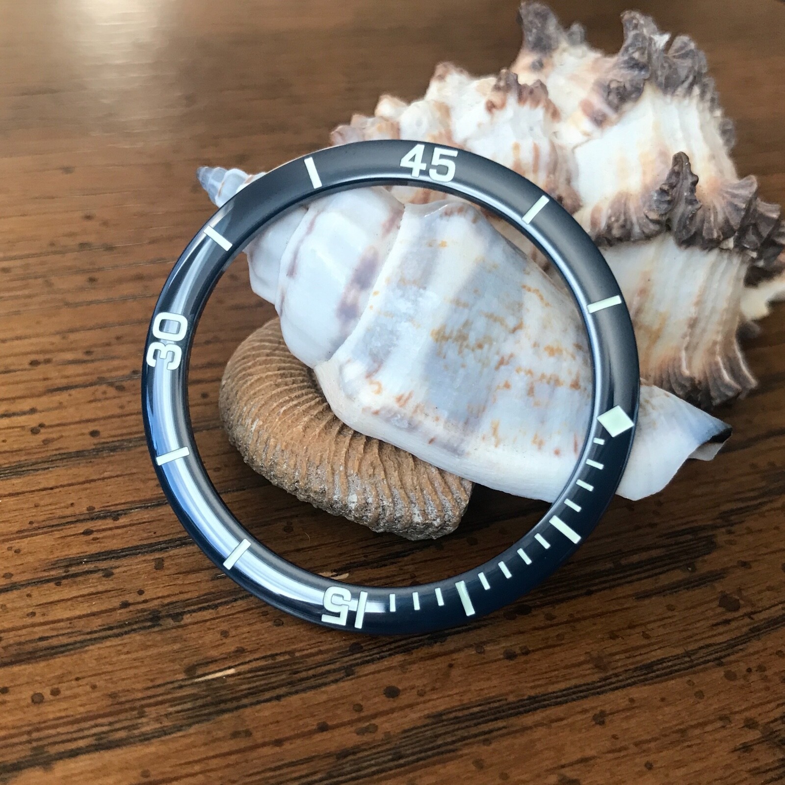 Ceramic Blue Fifty Five Fathoms Bezel Insert for Seiko SNZH~US Seller+Fast Ship