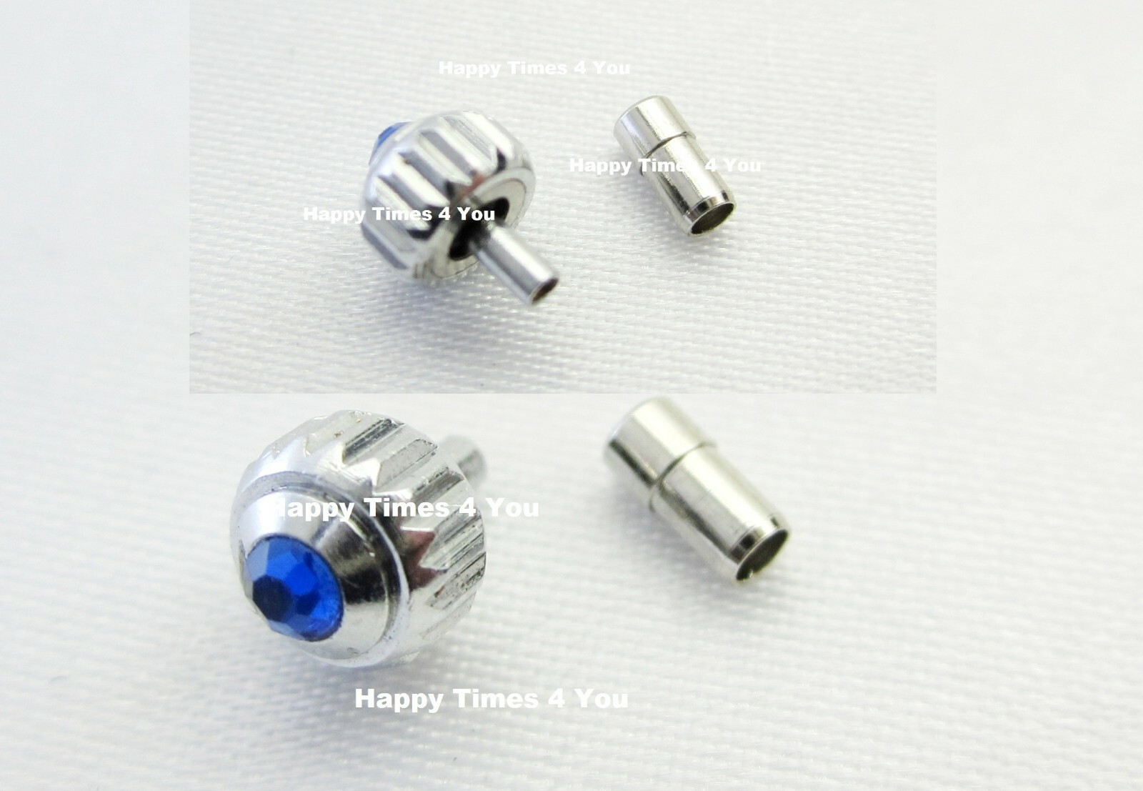 Blue 5mm Watch Crown And Tube