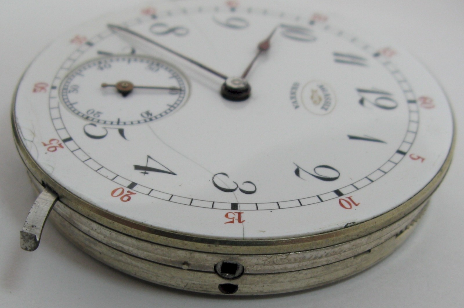 Agassiz Geneva wolf tooth & snail reg. adj. pocket watch Movement for parts HC