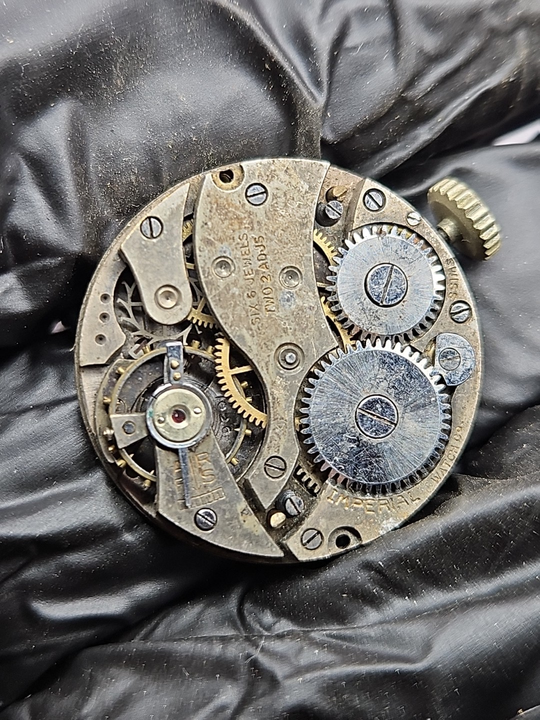 Art Deco Imperial 6j Watch Movement Parts/Repair (R4)
