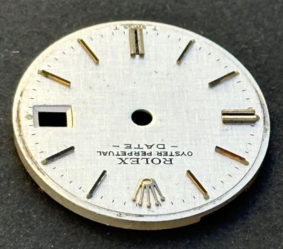 Vintage Rolex Oyster Perpertual Date Watch Dial For 26mm Case 6517 6519 6917