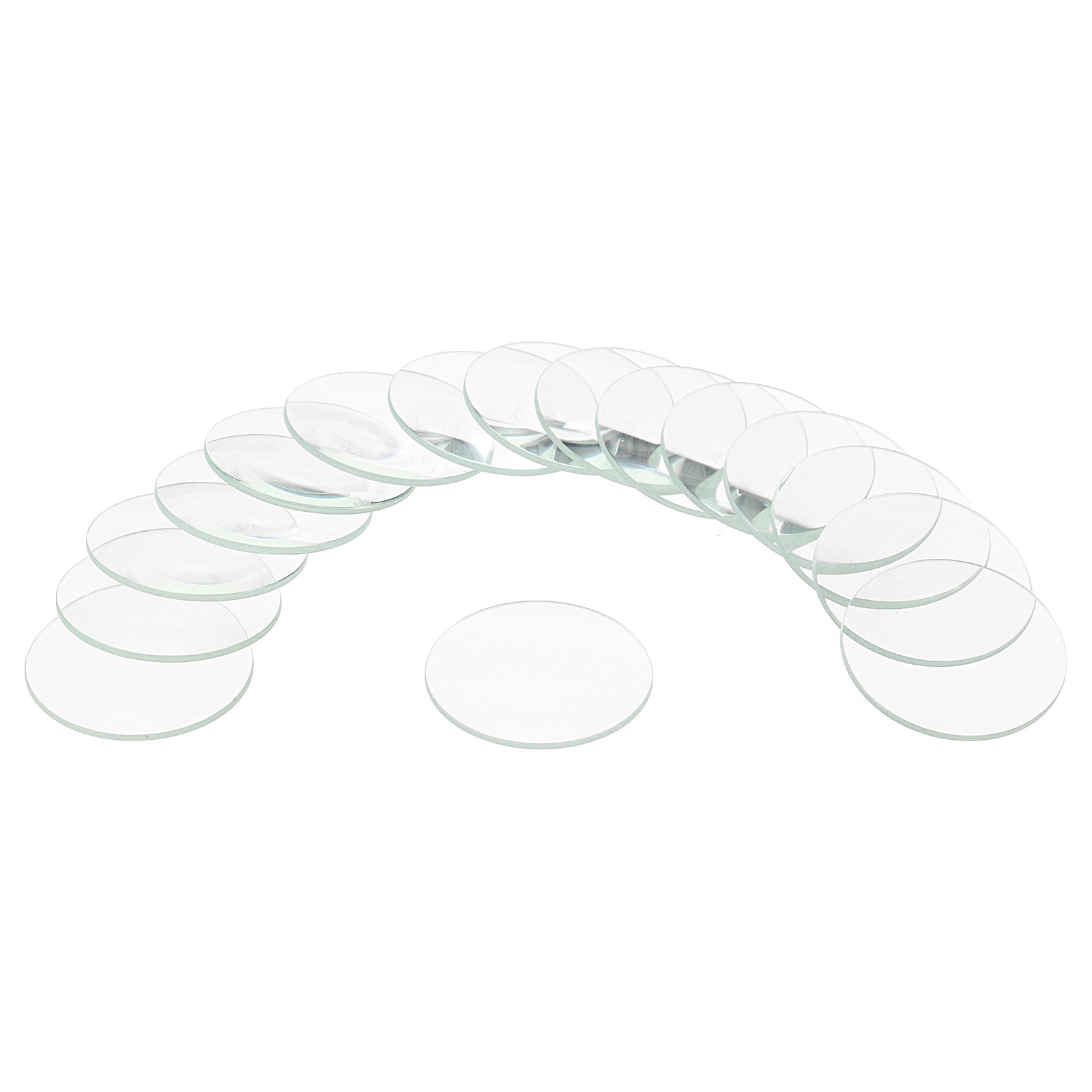 16pcs Watch Crystal Glass Lens 30mm Single Dome Round Glass Watch Face Crystal