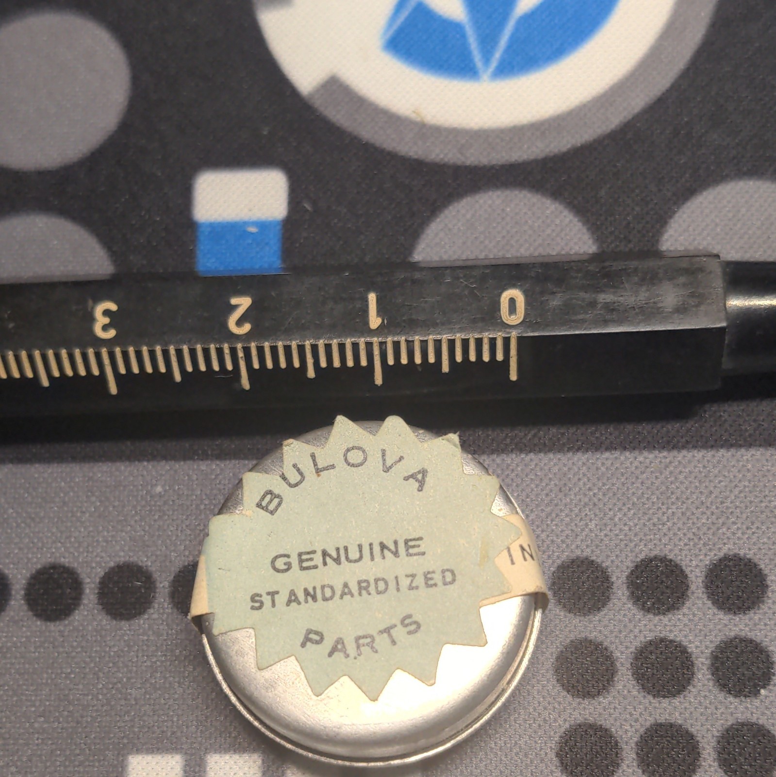 Bulova Movement Part 1 Third Wheel Long Pivot for 6CMAC #5B Standardized Parts